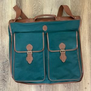 Vintage Ralph Lauren Polo Garment Luggage Bag in Green